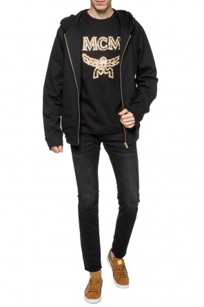 T-shirt with a printed logo, zdjęcie 2 T-shirt with a printed logo od MCM